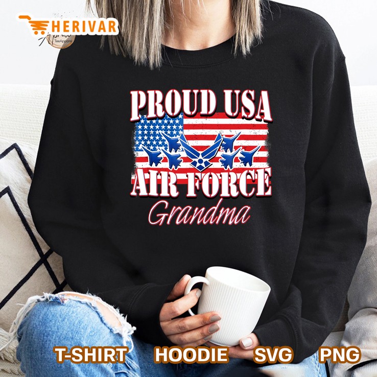 Proud Usa Air Force Grandma Shirt Patriotic Mugs