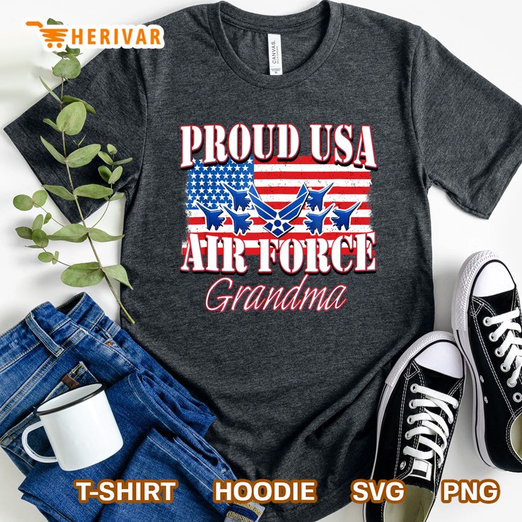 Proud Usa Air Force Grandma Shirt Patriotic Shirt