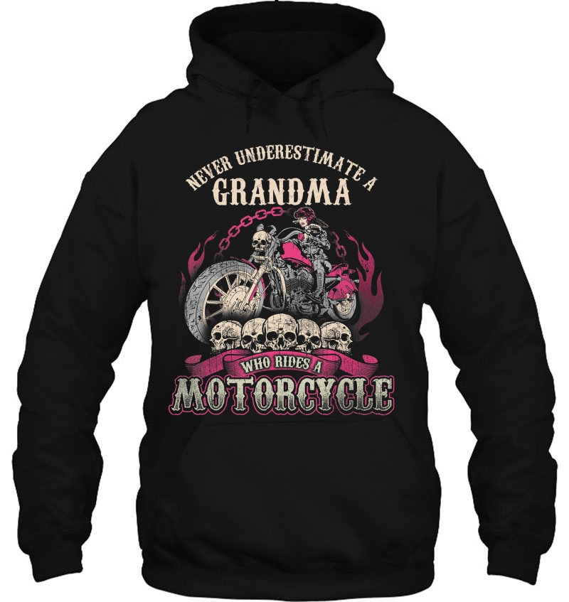 Grandma Biker Chick Lady Never Underestimate Motorcycle Mugs