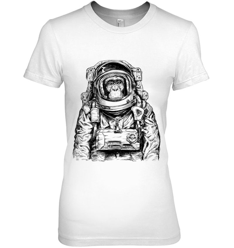 Monkey Astronaut Classic Hoodie