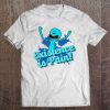 Mr. Meeseeks Existence Is Pain Blue Paint Art Classic Tee