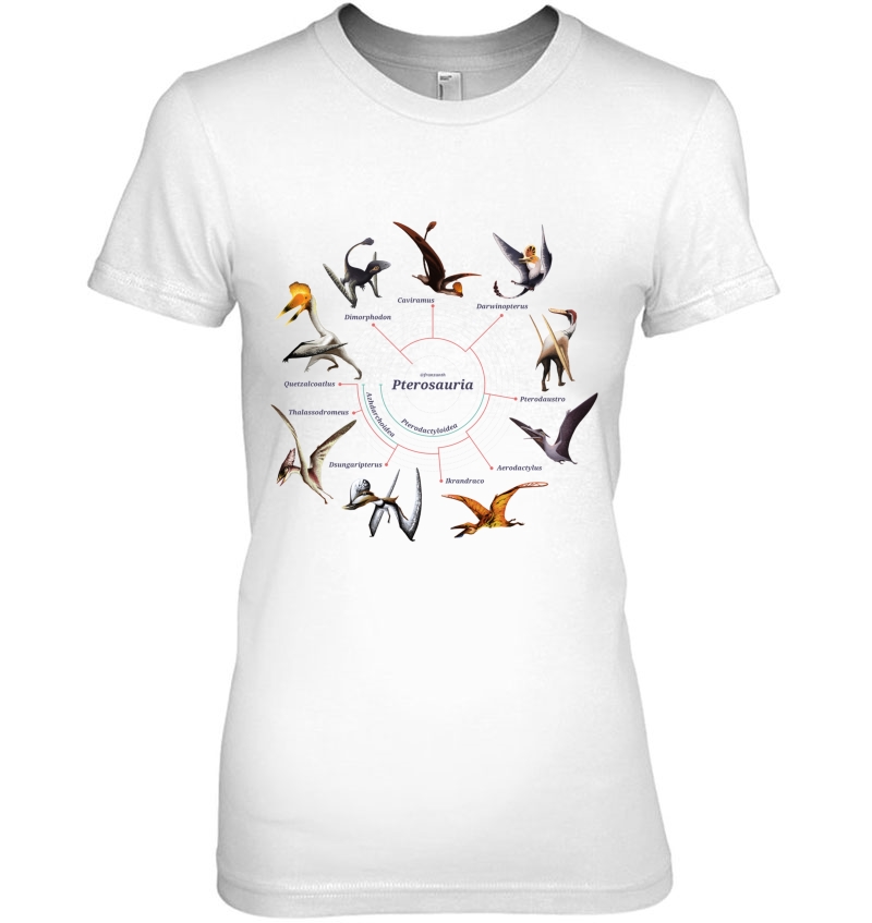 Pterosauria The Cladogram Classic Ladies Tee