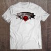 Red Rose & Bon Jovi Fitted Scoop Tee