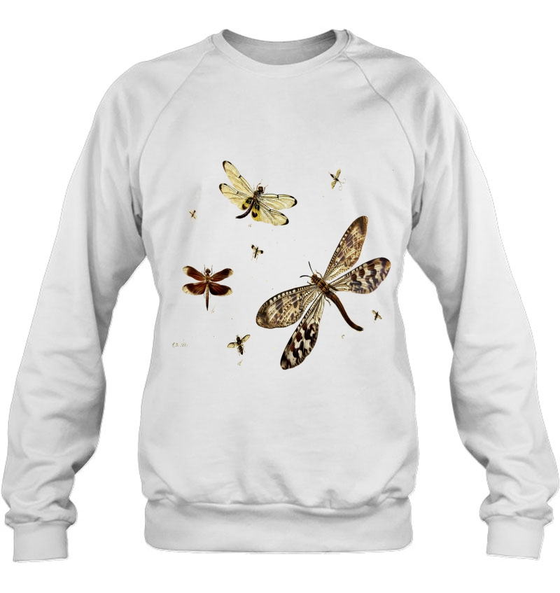 Vintage Dragonflies Dragonfly Gifts Trending Dragonflies Classic Sweatshirt