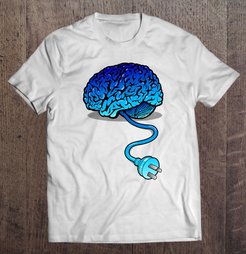 Your Brain Without Coffee - Blue Shirt