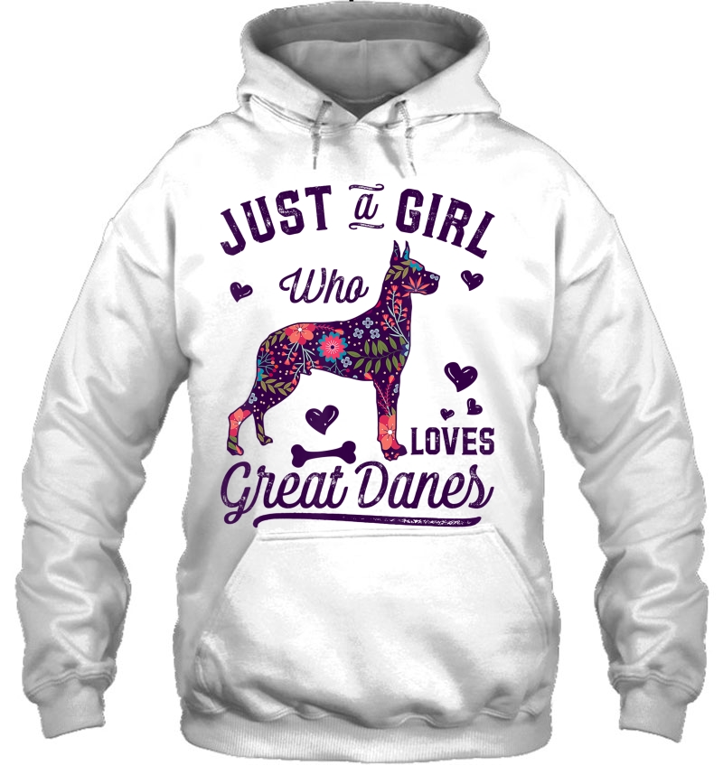 Just A Girl Who Loves Great Dane Gift For Dog Lover Mugs