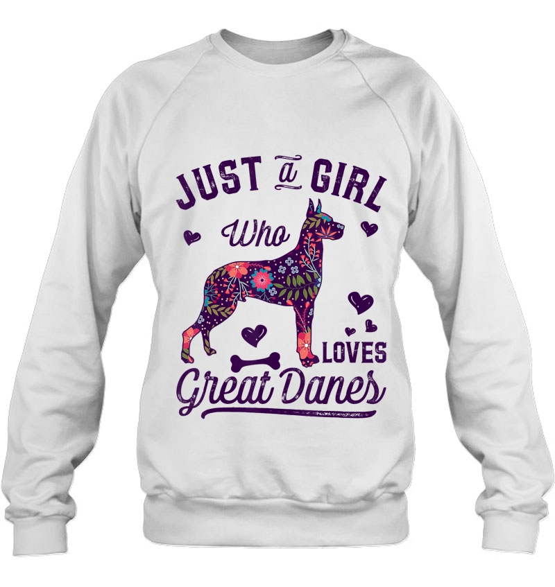 Just A Girl Who Loves Great Dane Gift For Dog Lover Mugs