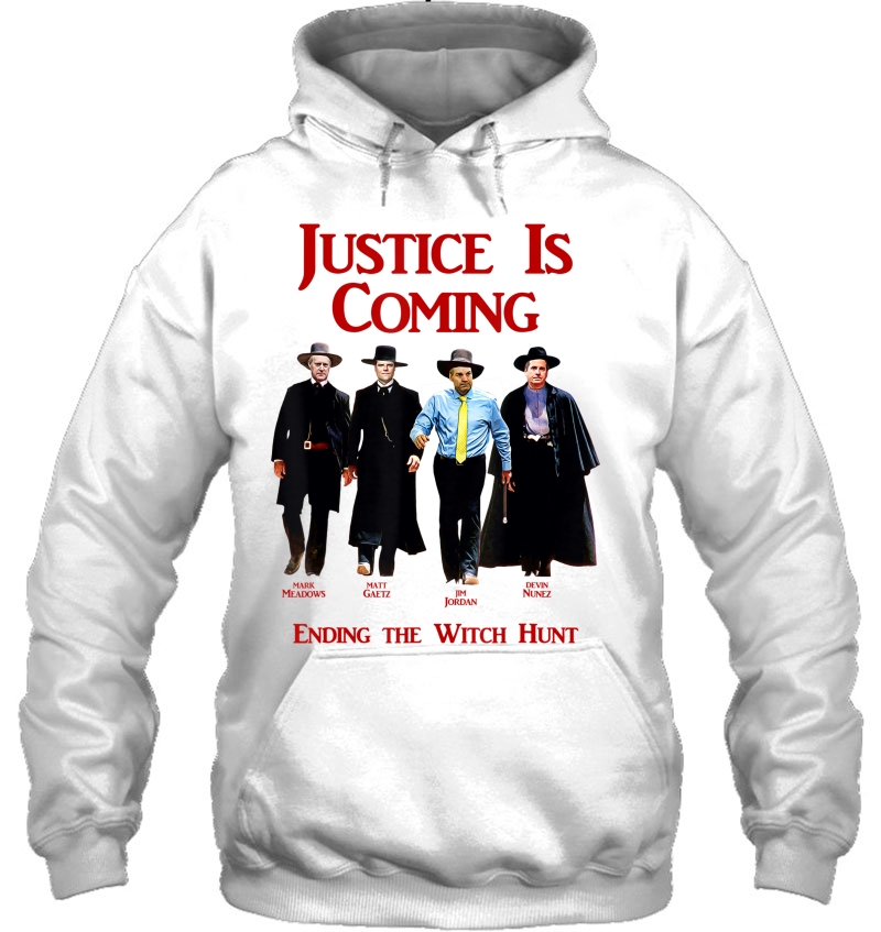 Justice Is Coming Ending The Witch Hunt Jim Jordan & Others Mugs