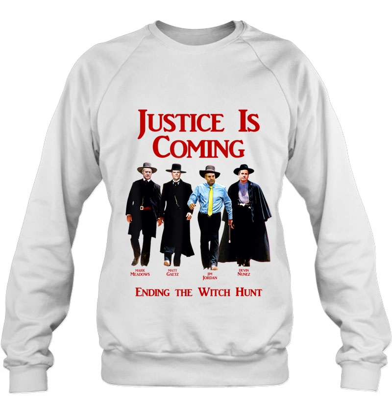 Justice Is Coming Ending The Witch Hunt Jim Jordan & Others Mugs