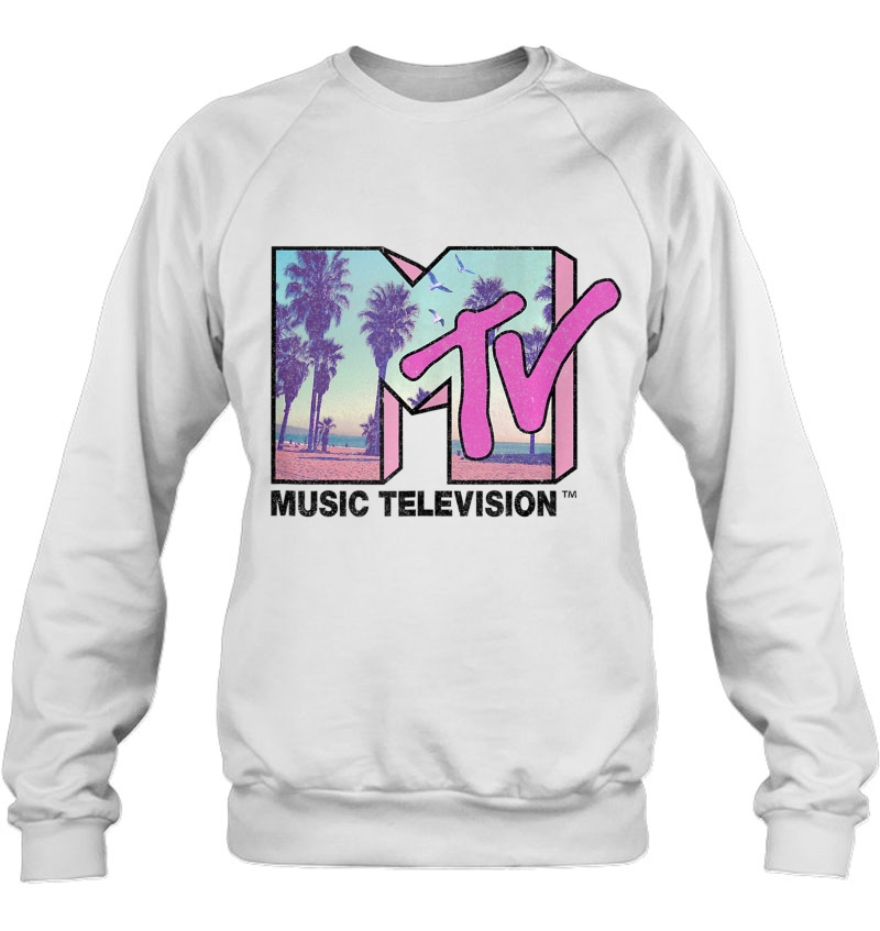 Mtv Mtv Beach And Palm Tree Logo Mugs