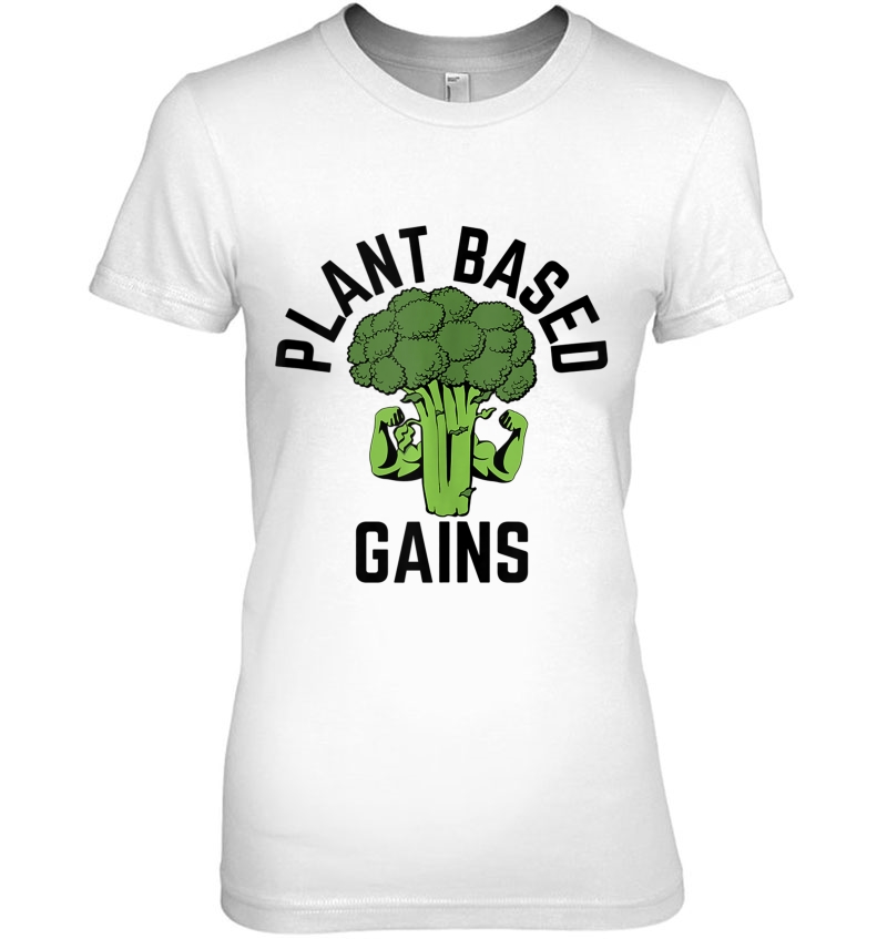 Plant Based Gains Fitness Workout Gift Hoodie