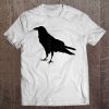 Raven Crow - Black Bird Silhouette - Funny Bird Lover Gift Tee