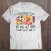 Sloth Hiking Team Tshirt Gift Mothers Day Funny Flower Women Tee