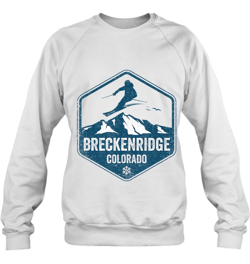 Vintage Breckenridge Shirt Retro Logo Ski Sweatshirt