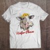 Womens Funny Heifer Please Farm Life Cow Bandanna Sunflower Gifts Tee