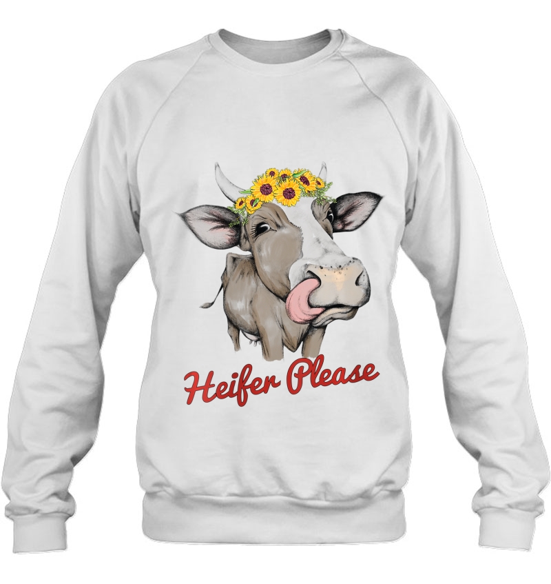 Womens Funny Heifer Please Farm Life Cow Bandanna Sunflower Gifts Mugs