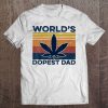 World's Dopest Dad Weed Vintage Tee