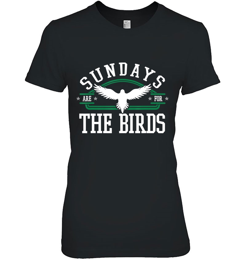 Sundays Are For The Birds Ornithologist Aves Lover Gift Idea Ladies Tee