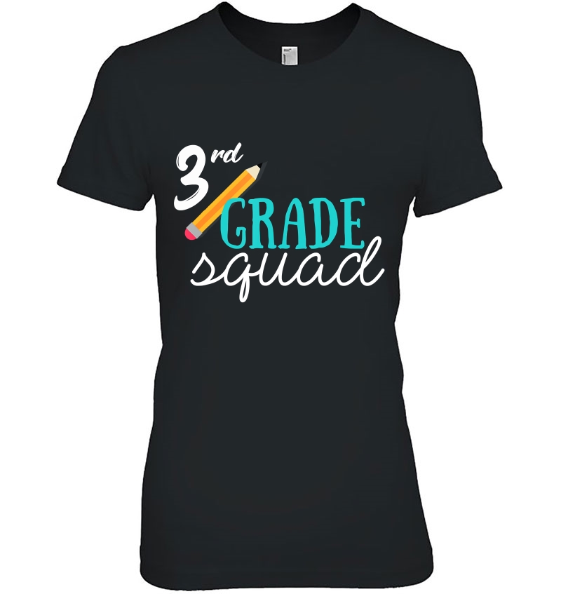 Team 3Rd Third Grade Shirt Teacher Back To School Gift Ladies Tee