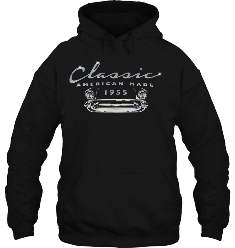 Vintage Car 1955 Classic 65Th Birthday Antique Auto D2 Ver2 Hoodie