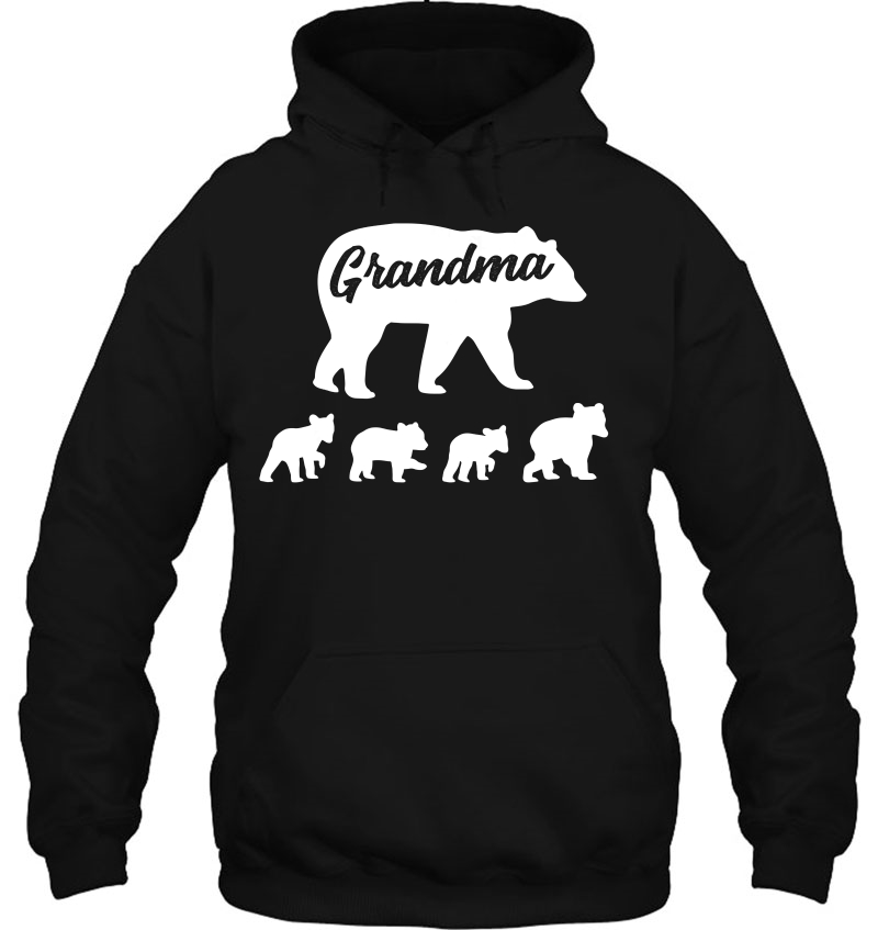 Vintage Grandma Bear 4 Cubs Mother