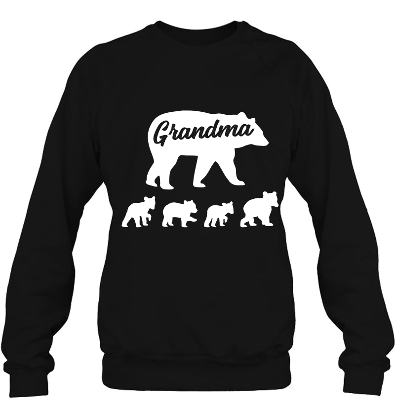 Vintage Grandma Bear 4 Cubs Mother