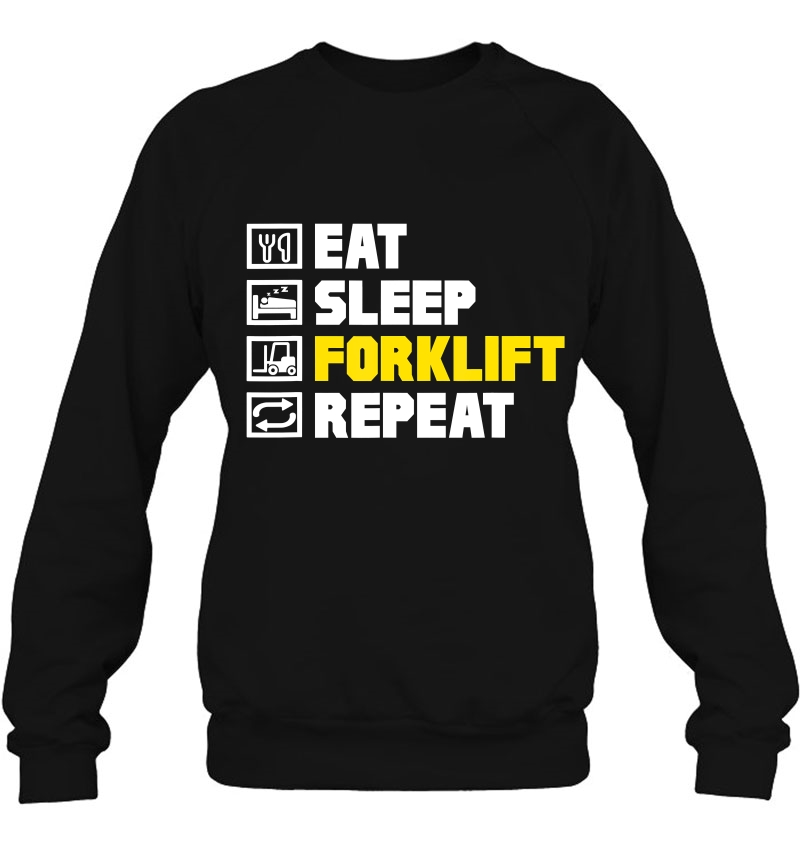 Warehouse Eat Sleep Forklift Repeat Forklift Operator Mugs