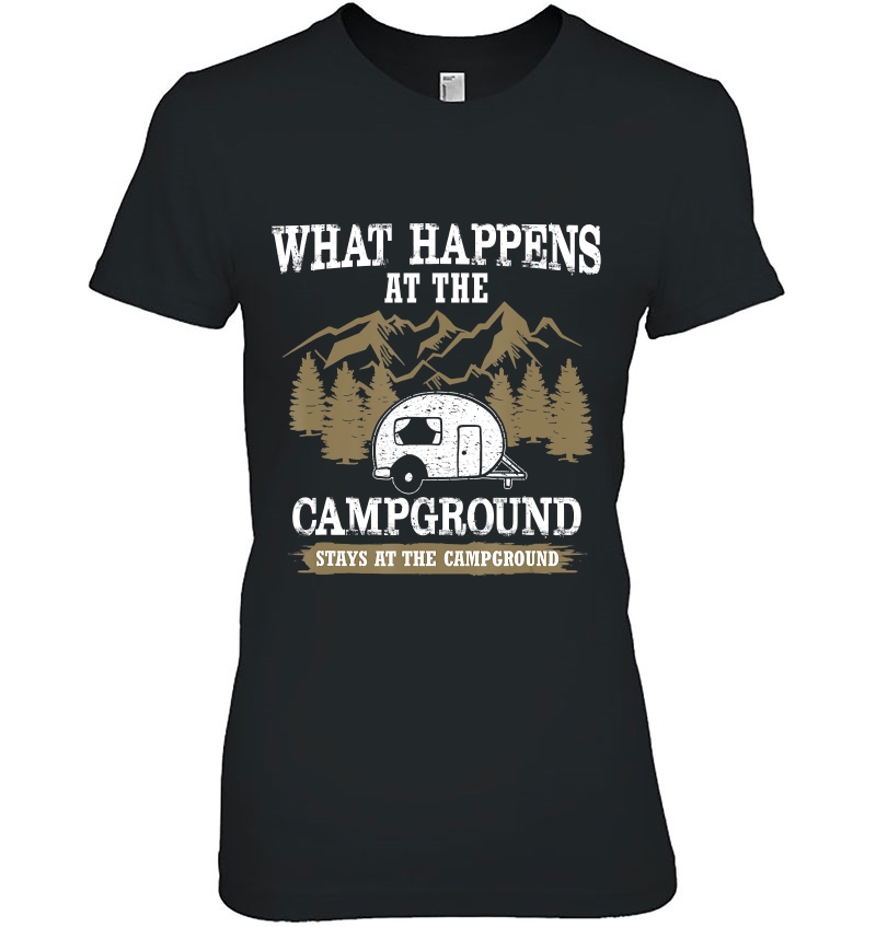 What Happens At The Campground Stays At The Campground Hoodie