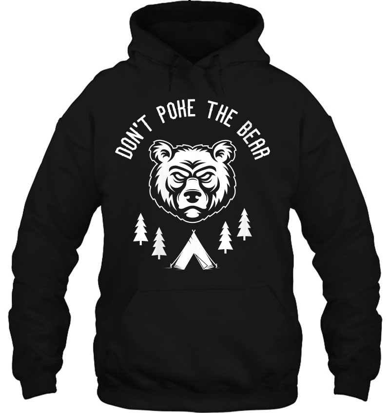 Womens Funny Dont Poke The Bear Hunting Fishing Camping Joke Mugs