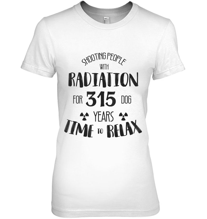 45 Years Radiology Retirement, Retired X-Ray Radiologist Ladies Tee