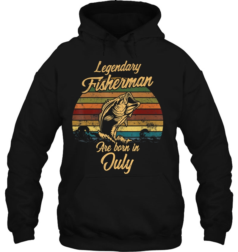 Legendary Fisherman July Bday S Fishing Gift Men Mugs