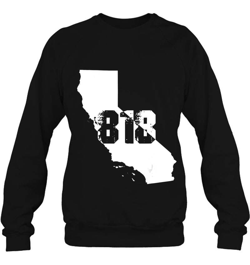 Los Angeles California 818 Area Code Sweatshirt