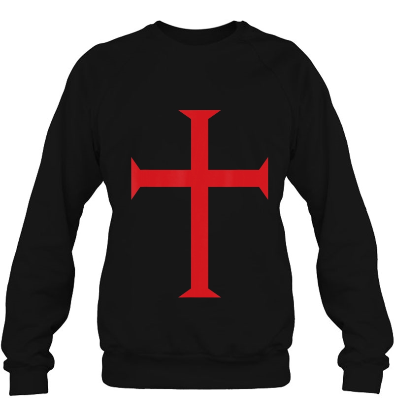 Mens Knights Templar Cross, Crusader (Soldier Of Christ) Sweatshirt