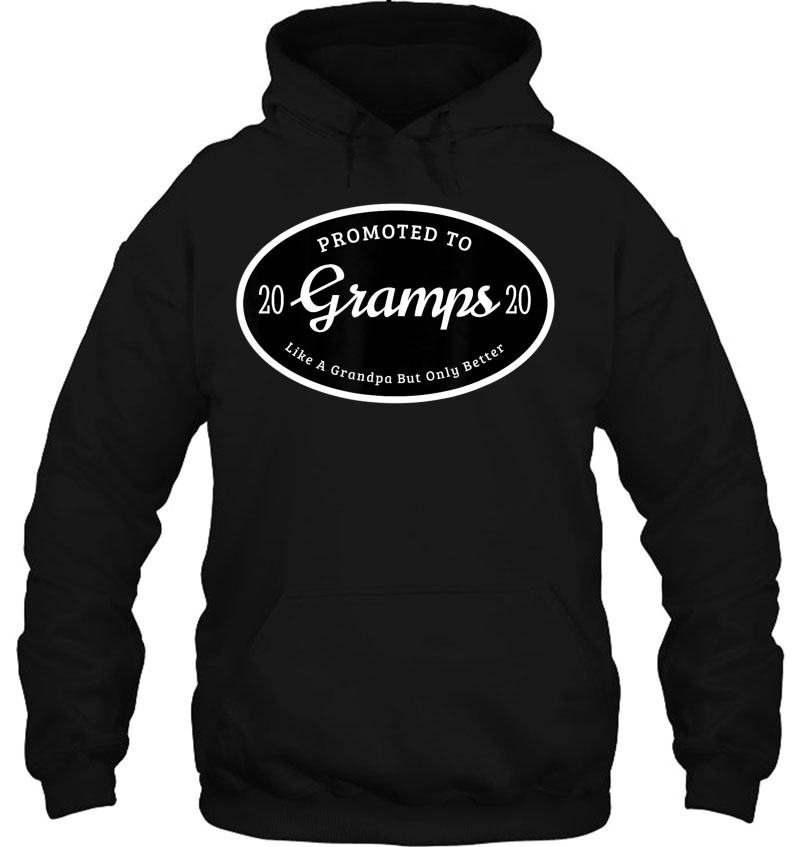 Mens Promoted To Gramps Est 2020 For New Grandpa Hoodie