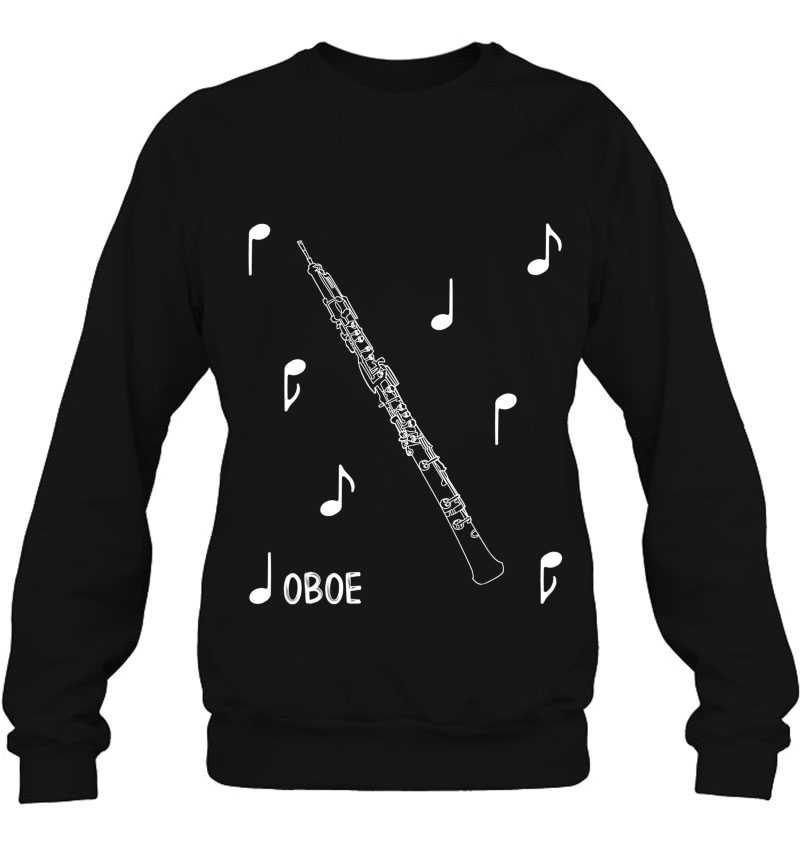 Music Notes Oboe Sweatshirt