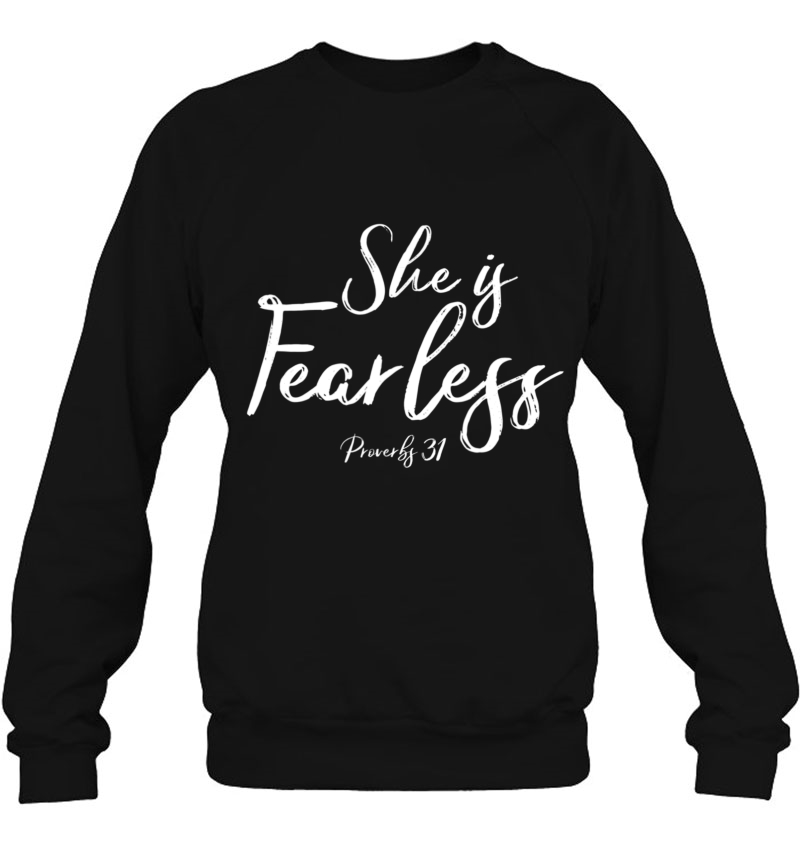 She Is Fearless Proverbs 31 Shirt Mugs