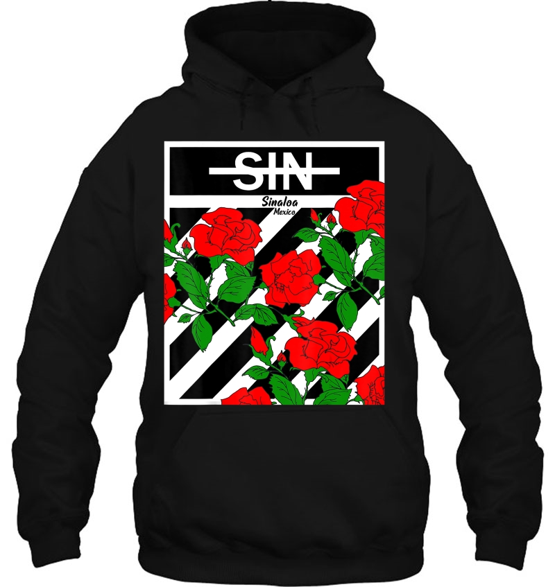Sinaloa Mexico Red Roses Hoodie