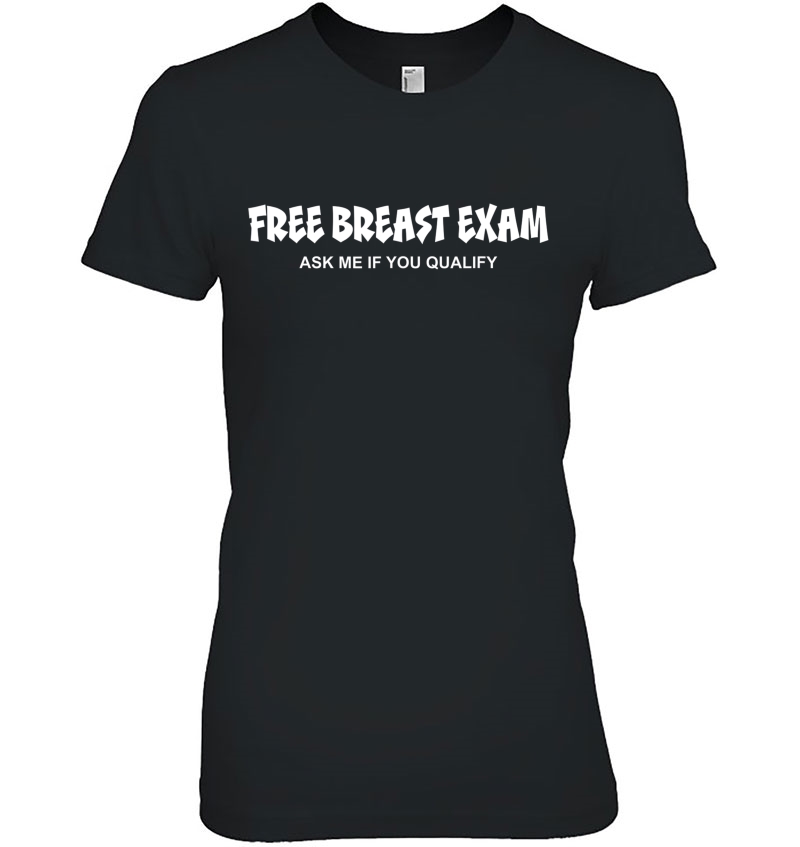 Breast Exam Funny Text Hoodie