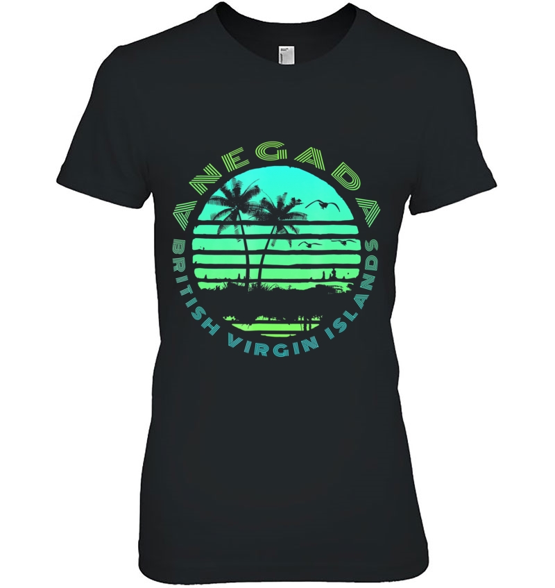 Bvi - Anegada British Caribbean Island Souvenir Ladies Tee
