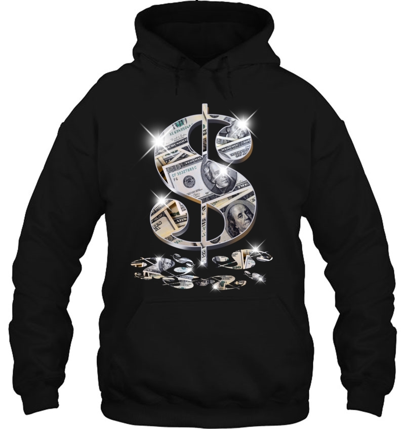 Cool As Dollar Bill Dollar Sign $$ Gift Design Idea Pullover Mugs