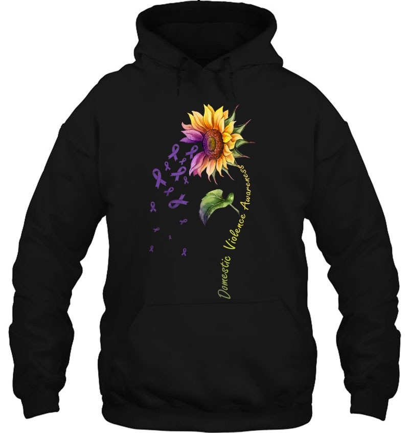 Domestic Violence Awareness Sunflower Shirt Mugs