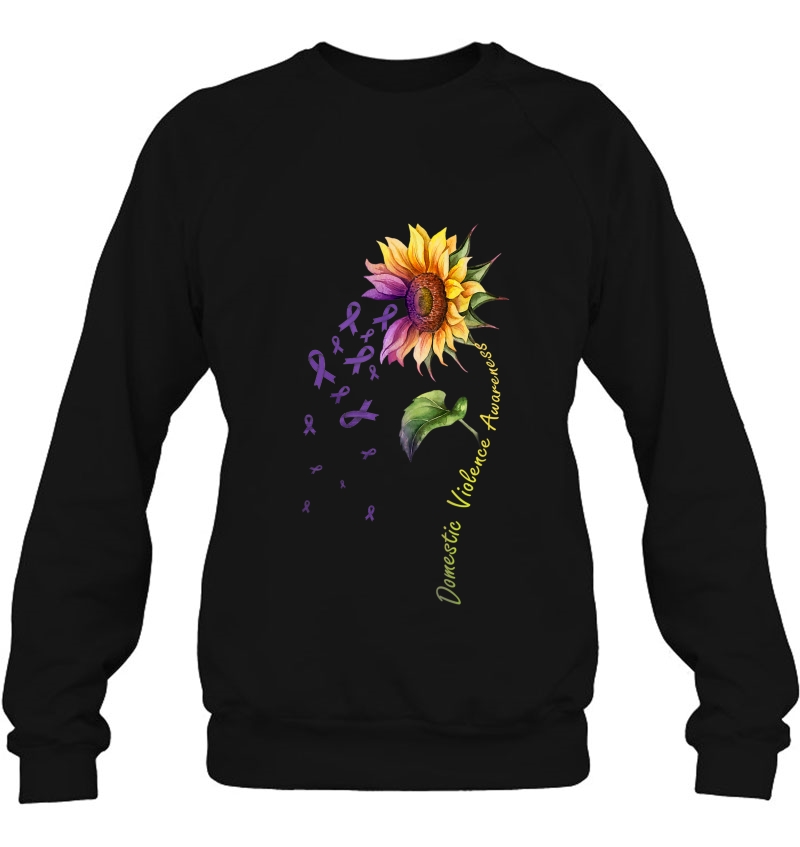 Domestic Violence Awareness Sunflower Shirt Mugs