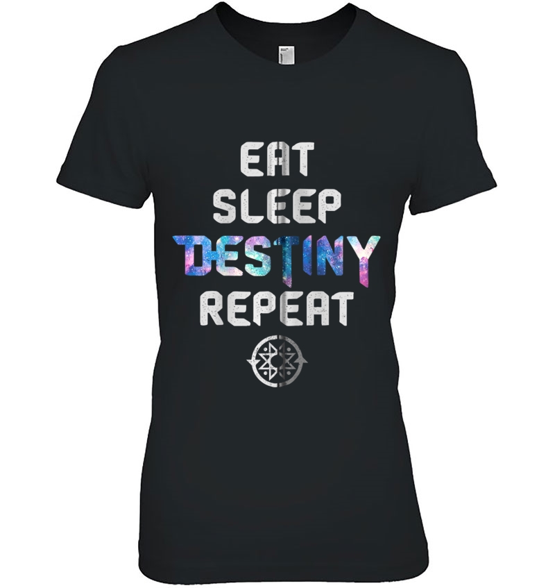 Eat Sleep Destiny Repeat - Gamers - Video Games Gaming Gift Zip Hoodie