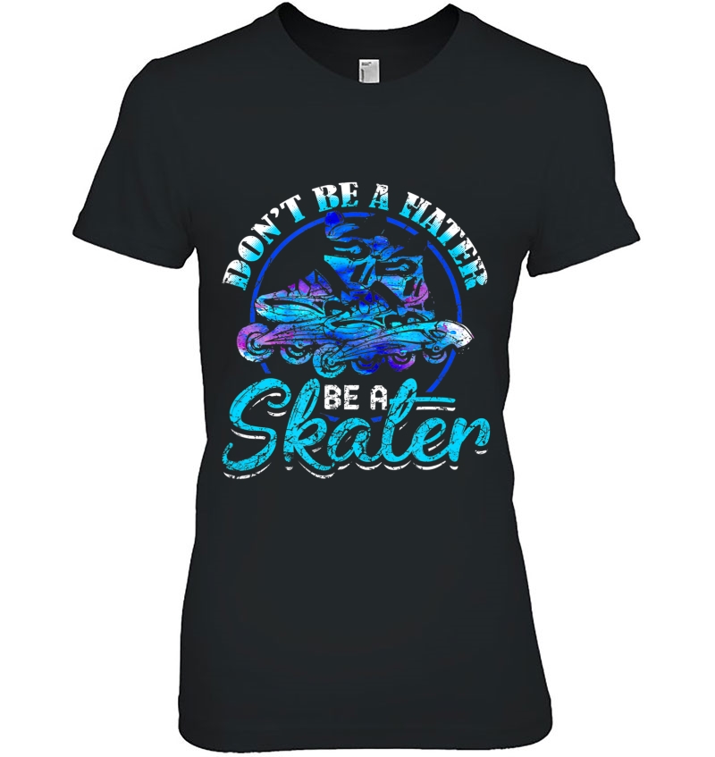 Inline Skating Inline Skater For Women Retro Gift Ladies Tee