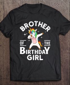 Brother Of The Birthday Girl Unicorn