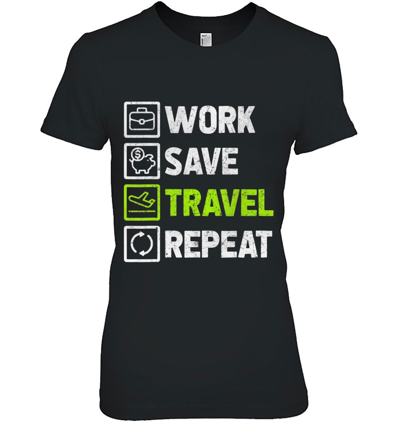 Camping Work Save Travel Repeat Camping Lovers Gift Hoodie