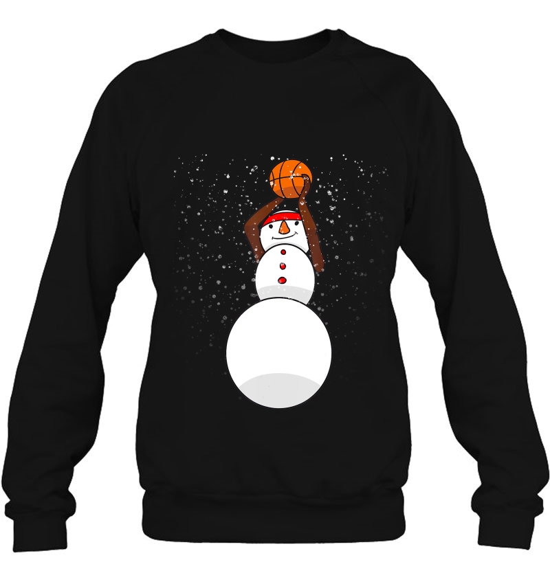 Christmas Basketball Shirt Basketball Snowman Christmas Tee Mugs