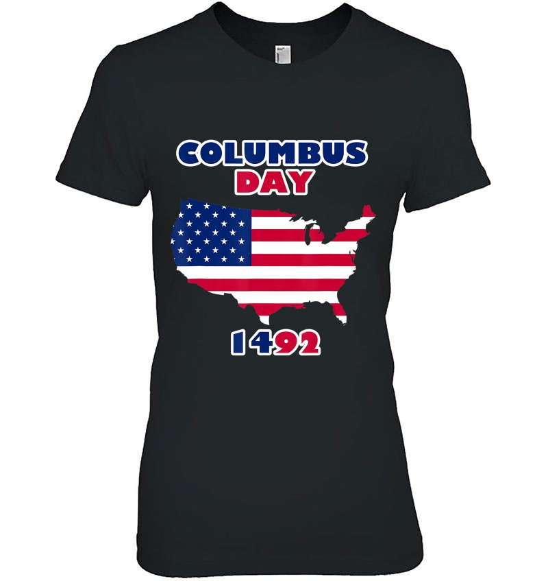 Christoph Columbus Day Shirt - Columbus Day 1492 Ver2 Ladies Tee
