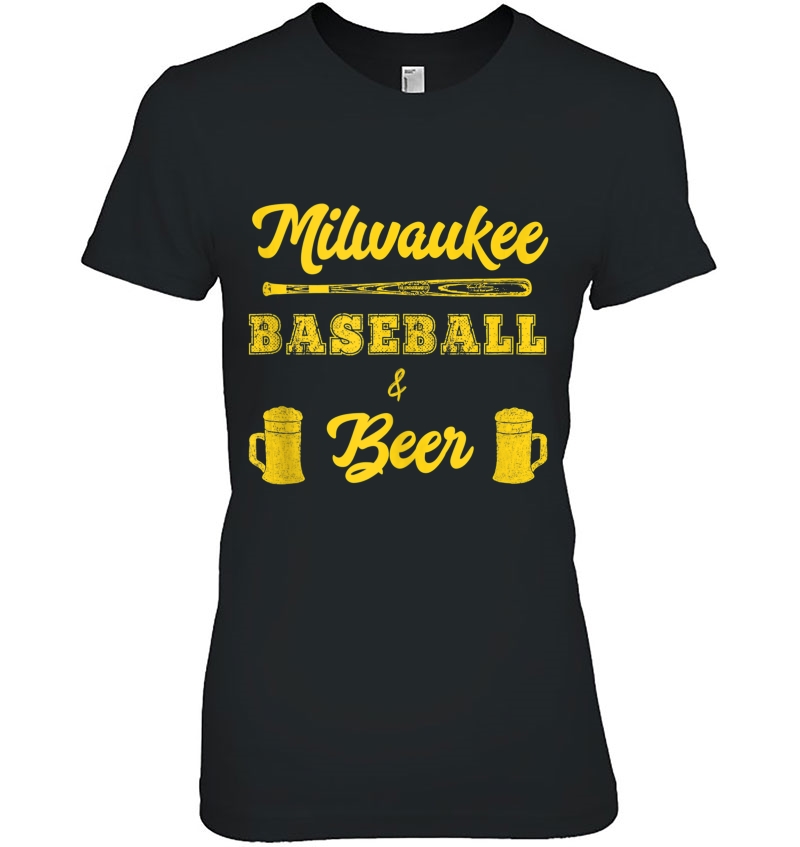 Classic Milwaukee Baseball & Beer Fan Retro Hoodie