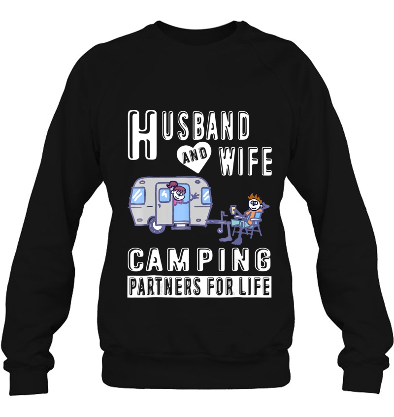 Cute Husband And Wife Camping Partners For Life Camper Mugs